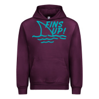 Mauve Wine fins up jimmy Urban Hoodie - DesignPulse