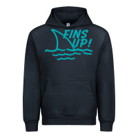 Navy fins up jimmy Urban Hoodie - DesignPulse