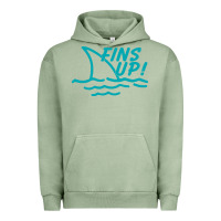 Pigment Oil Green fins up jimmy Urban Hoodie - DesignPulse