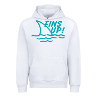 White fins up jimmy Urban Hoodie - DesignPulse