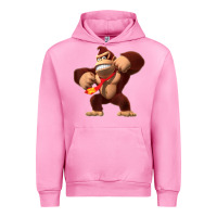 Fuchsia Pink Donkey Kong 3D Poster Urban Hoodie - DesignPulse