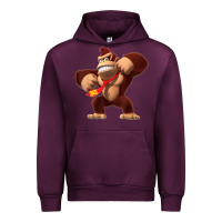 Mauve Wine Donkey Kong 3D Poster Urban Hoodie - DesignPulse