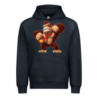 Navy Donkey Kong 3D Poster Urban Hoodie - DesignPulse