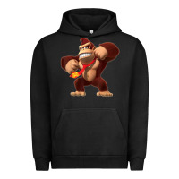 Pigment Black Donkey Kong 3D Poster Urban Hoodie - DesignPulse
