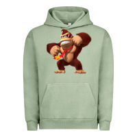 Pigment Oil Green Donkey Kong 3D Poster Urban Hoodie - DesignPulse