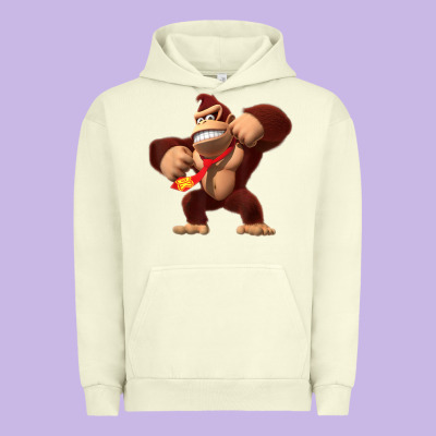 Donkey Kong 3d Poster Urban Hoodie Designed By Designpulse