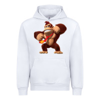 White Donkey Kong 3D Poster Urban Hoodie - DesignPulse
