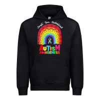 Black autism awareness month t  shirt autism awareness rainbow accept unders Urban Hoodie - DesignPulse