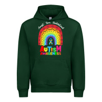 Forest Green autism awareness month t  shirt autism awareness rainbow accept unders Urban Hoodie - DesignPulse