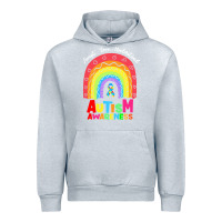 Heather Grey autism awareness month t  shirt autism awareness rainbow accept unders Urban Hoodie - DesignPulse