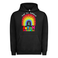 Pigment Black autism awareness month t  shirt autism awareness rainbow accept unders Urban Hoodie - DesignPulse