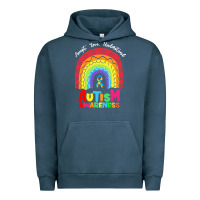 Pigment Midnight Navy autism awareness month t  shirt autism awareness rainbow accept unders Urban Hoodie - DesignPulse