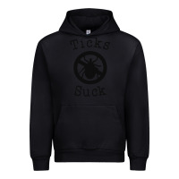 Black ticks suck shirt lyme disease gift green awareness ribbon Urban Hoodie - DesignPulse