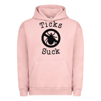Pigment Salmon ticks suck shirt lyme disease gift green awareness ribbon Urban Hoodie - DesignPulse