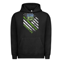 Pigment Black donate life Urban Hoodie - DesignPulse