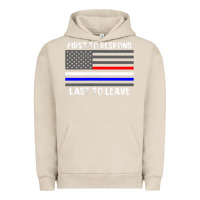 Pigment French Oak police fire ems first responder american flag firefighter t shirt Urban Hoodie - DesignPulse