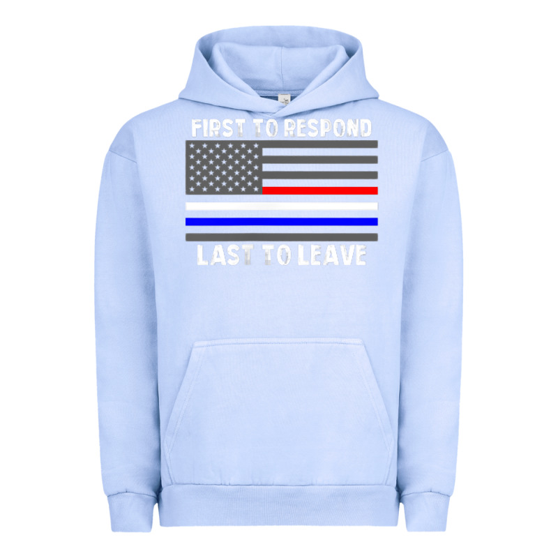 Police Fire Ems First Responder American Flag Firefighter T Shirt Urban Hoodie by DesignPulse | Teevron