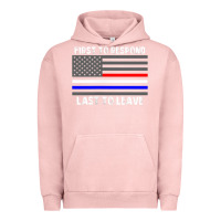 Pigment Salmon police fire ems first responder american flag firefighter t shirt Urban Hoodie - DesignPulse