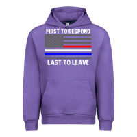 Tulip police fire ems first responder american flag firefighter t shirt Urban Hoodie - DesignPulse