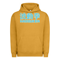 Pigment Peanut Butter hadouken street arcade fighter retro ryu gaming funny Urban Hoodie - DesignPulse