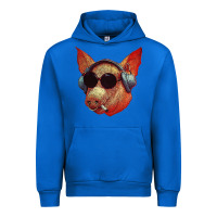 Cobalt Blodwyn pig Urban Hoodie - DesignPulse