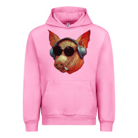 Fuchsia Pink Blodwyn pig Urban Hoodie - DesignPulse