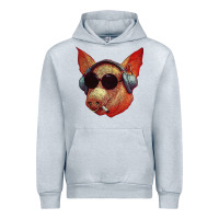 Heather Grey Blodwyn pig Urban Hoodie - DesignPulse