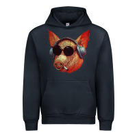 Navy Blodwyn pig Urban Hoodie - DesignPulse