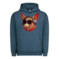 Pigment Midnight Navy Blodwyn pig Urban Hoodie - DesignPulse