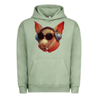 Pigment Oil Green Blodwyn pig Urban Hoodie - DesignPulse