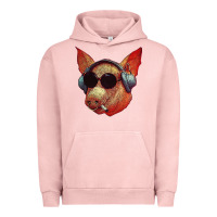Pigment Salmon Blodwyn pig Urban Hoodie - DesignPulse