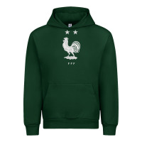 Forest Green FFF Two Stars Urban Hoodie - DesignPulse