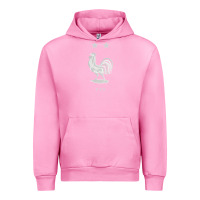 Fuchsia Pink FFF Two Stars Urban Hoodie - DesignPulse
