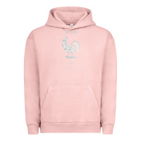 Pigment Salmon FFF Two Stars Urban Hoodie - DesignPulse