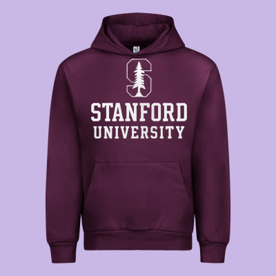 Stanford University Logo Urban Hoodie Designed By Designpulse