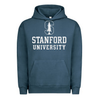 Pigment Midnight Navy stanford university logo Urban Hoodie - DesignPulse