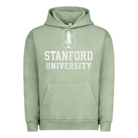 Pigment Oil Green stanford university logo Urban Hoodie - DesignPulse
