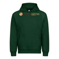 Forest Green ziggi's coffee Urban Hoodie - DesignPulse