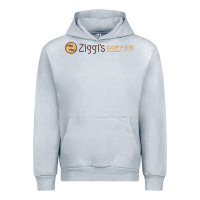 Heather Grey ziggi's coffee Urban Hoodie - DesignPulse