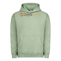 Pigment Oil Green ziggi's coffee Urban Hoodie - DesignPulse