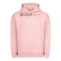 Pigment Salmon ziggi's coffee Urban Hoodie - DesignPulse