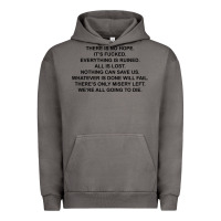 Pigment Tornado there is no hope its fucked everything is ruined Urban Hoodie - DesignPulse