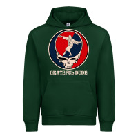 Forest Green grateful dude Urban Hoodie - DesignPulse