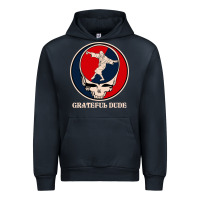Navy grateful dude Urban Hoodie - DesignPulse