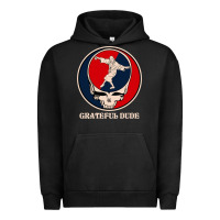 Pigment Black grateful dude Urban Hoodie - DesignPulse