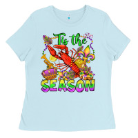 Baby Blue tis the season mardi gras olivia Ladies Tee - OliviaCreatesArt