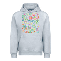 Heather Grey cute birds t  shirt birds and blooms   cute floral pattern by cecca de Urban Hoodie - DesignPulse