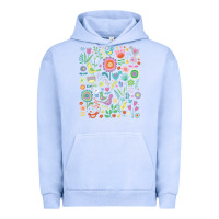 Pigment Grape Ice cute birds t  shirt birds and blooms   cute floral pattern by cecca de Urban Hoodie - DesignPulse