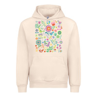 Sandshell cute birds t  shirt birds and blooms   cute floral pattern by cecca de Urban Hoodie - DesignPulse