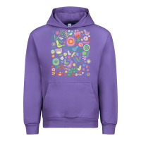 Tulip cute birds t  shirt birds and blooms   cute floral pattern by cecca de Urban Hoodie - DesignPulse